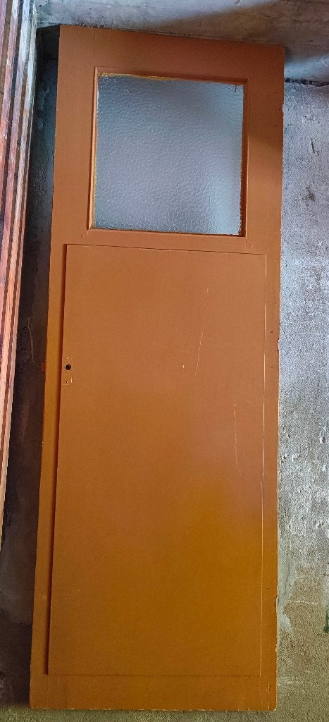 jaren '50 binnendeur - 74 x 212 cm, Doe-het-zelf en Verbouw, Deuren en Horren, Ophalen, Gebruikt, Minder dan 80 cm, Binnendeur
