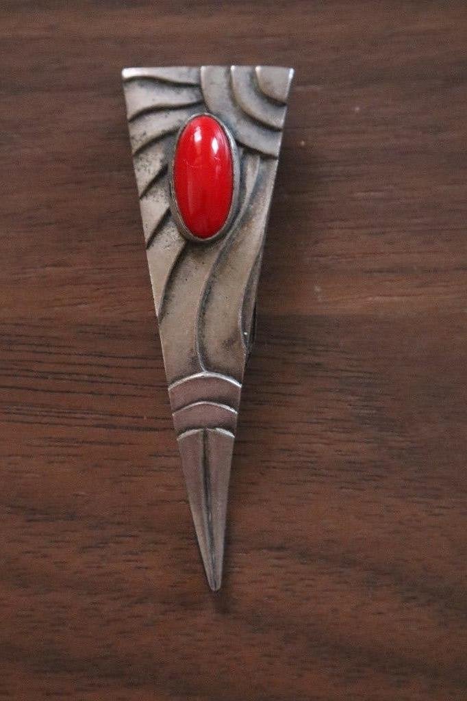 Vintage Art Deco Fons Reggers stijl dress clip, Antiek en Kunst, Ophalen of Verzenden, Dames