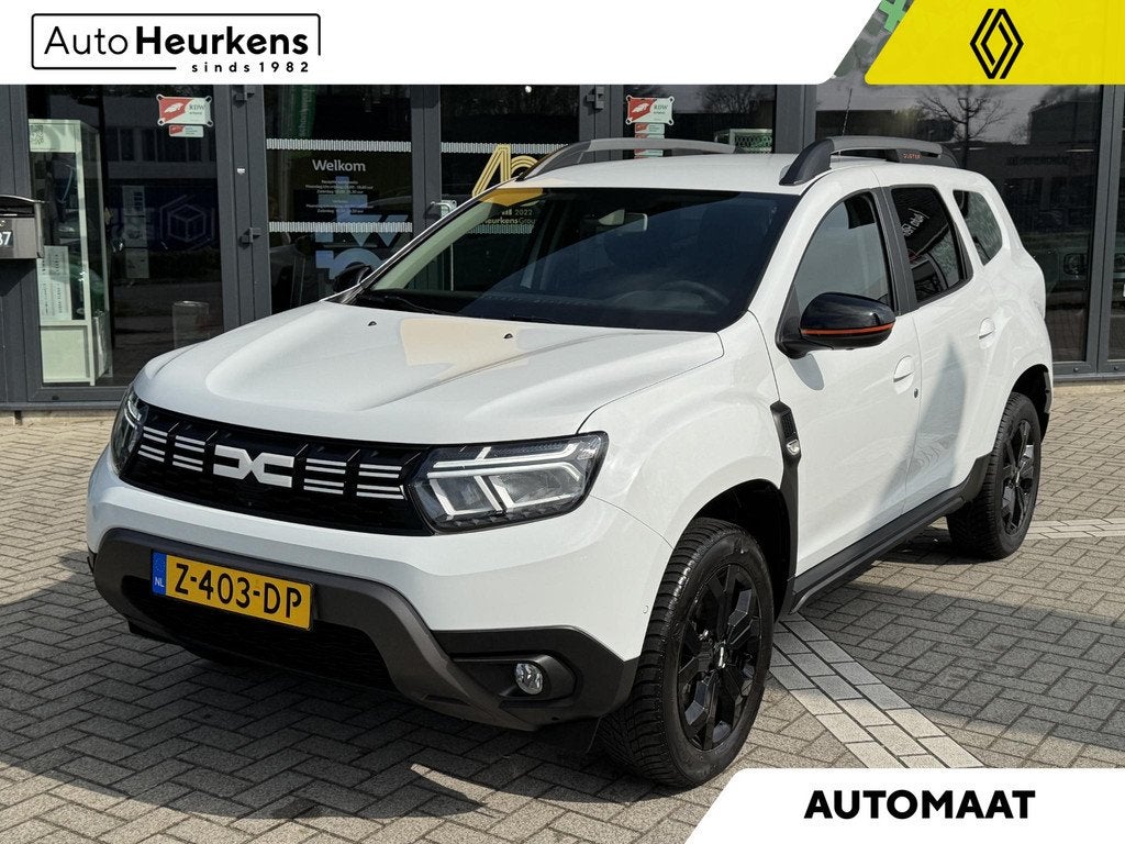 Dacia Duster TCe 150 Extreme Automaat | Achteruitrijcamera |, Stof, Gebruikt, 4 cilinders, Wit