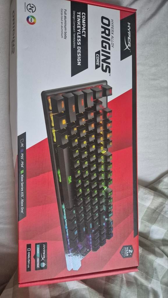 HyperX Alloy Origins Core Gaming Toetsenbord RGB, HyperX, Nieuw, Ophalen of Verzenden, Qwerty