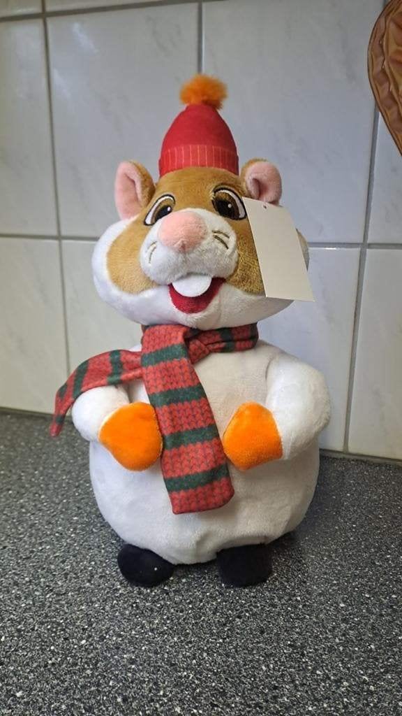 Sneeuwpop hamster knuffel ah nieuw 2025., Verzamelen, Albert Heijn, Onbekend, Ophalen of Verzenden, Onbekend