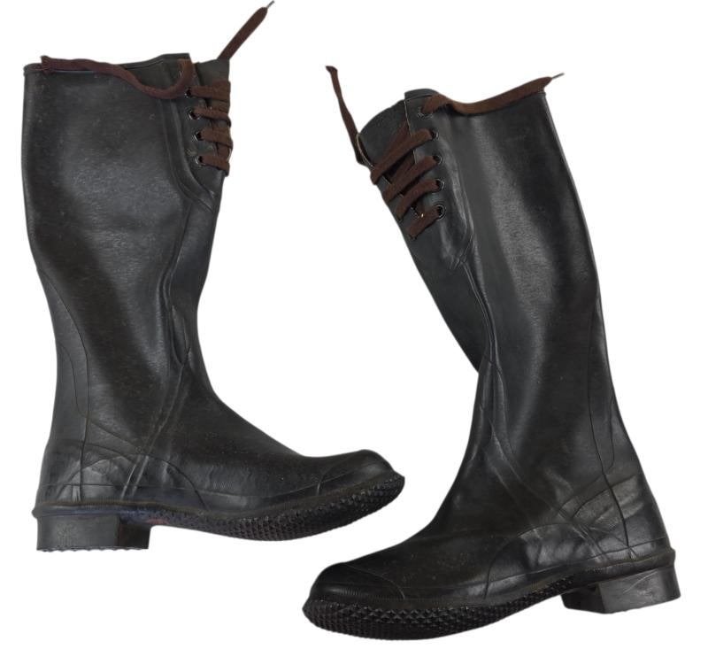 een set off us ww2 goodyear rubber co 1942 boots, Ophalen of Verzenden, Amerika