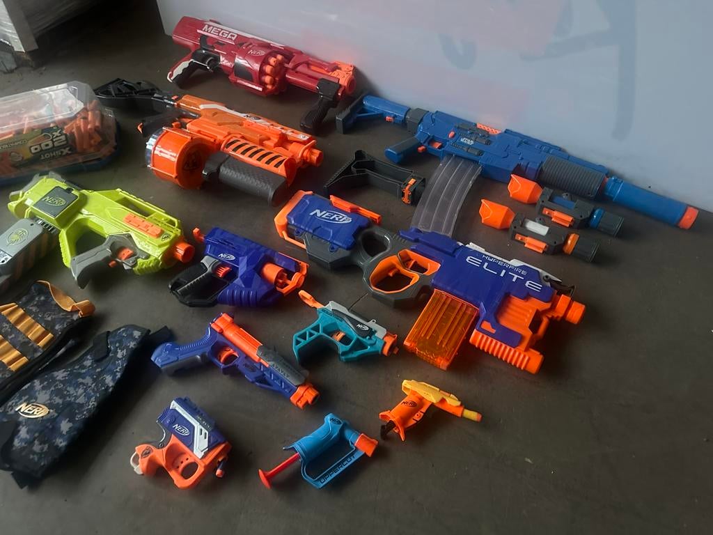 Nerf collectie, Ophalen, Gebruikt