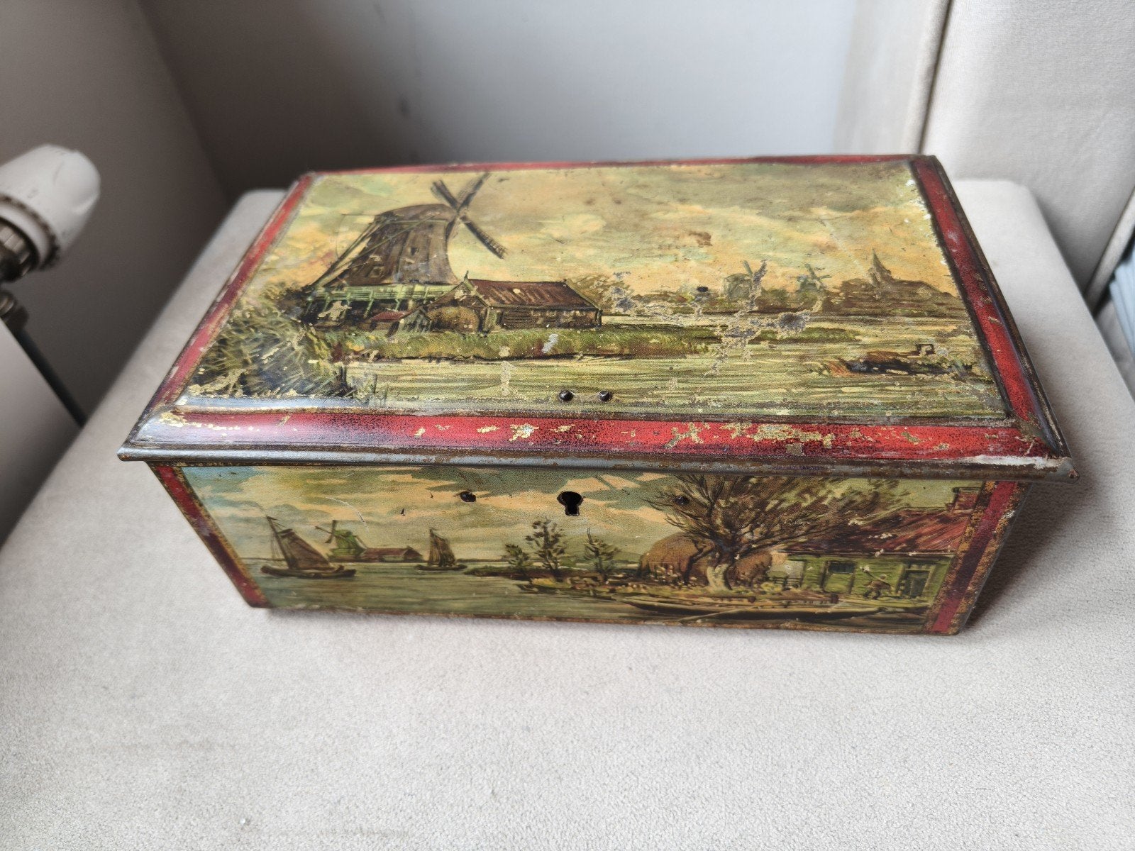 Vintage Pette Cacaoblik uit Wormerveer  Uniek verzamelobject, Verzamelen, Ophalen of Verzenden, Gebruikt, Overige