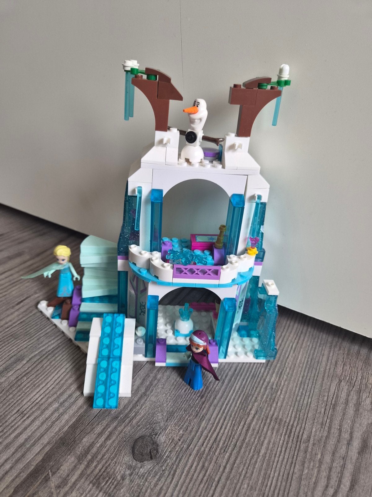 LEGO Disney Frozen IJskasteel met Elsa, Anna en Olaf, Ophalen of Verzenden, Zo goed als nieuw, Overige merken