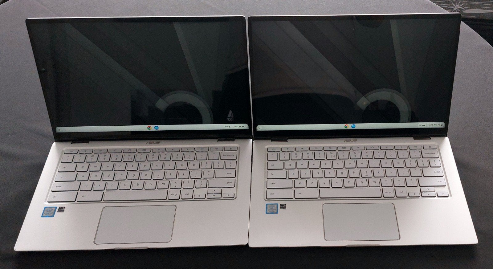 2x Asus i3 13 inch met touchscreen, Computers en Software, 4 GB of minder, 13 inch, Qwerty, Asus Chromebook