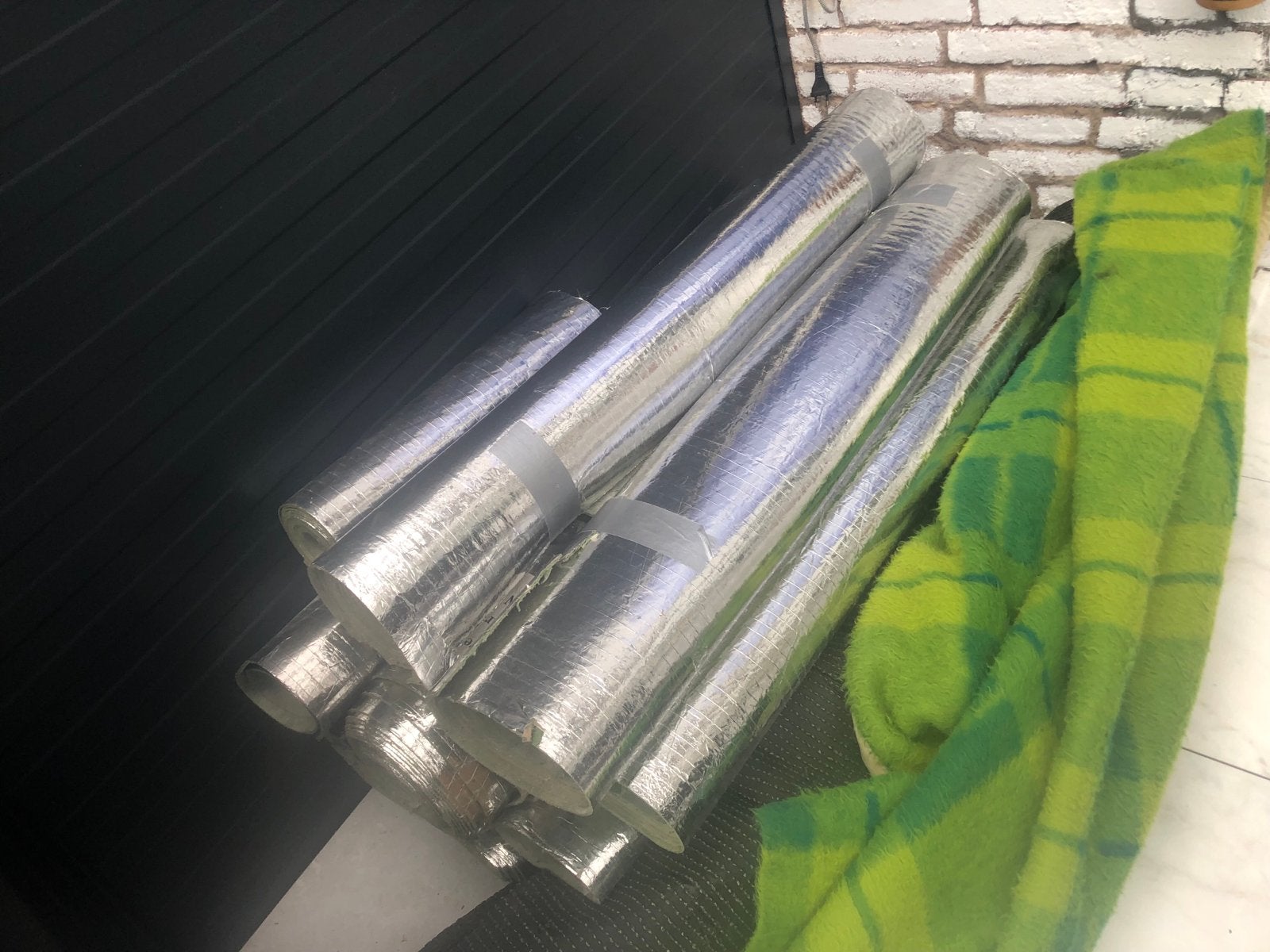 Ondervloer voor laminaat of pvc  2.8mm dik -, Doe-het-zelf en Verbouw, Isolatie en Afdichting, Overige materialen, Gebruikt, 15 m² of meer