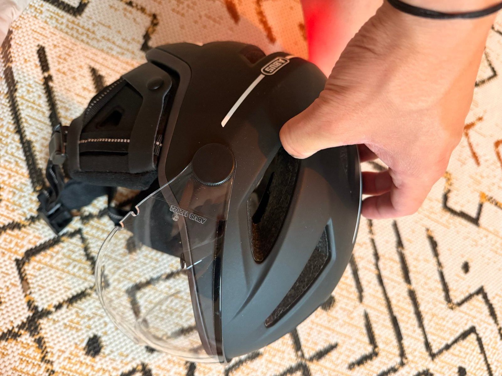 Abus pedelec helm - maat 56-62., Fietsen en Brommers, Ophalen of Verzenden, Heer of Dame