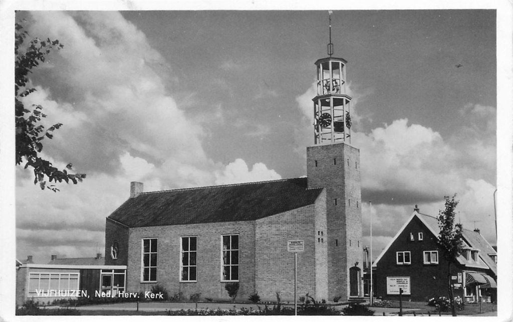 378-284-019 Vijfhuizen Ned Herv Kerk, Verzenden, Voor 1920, Noord-Holland