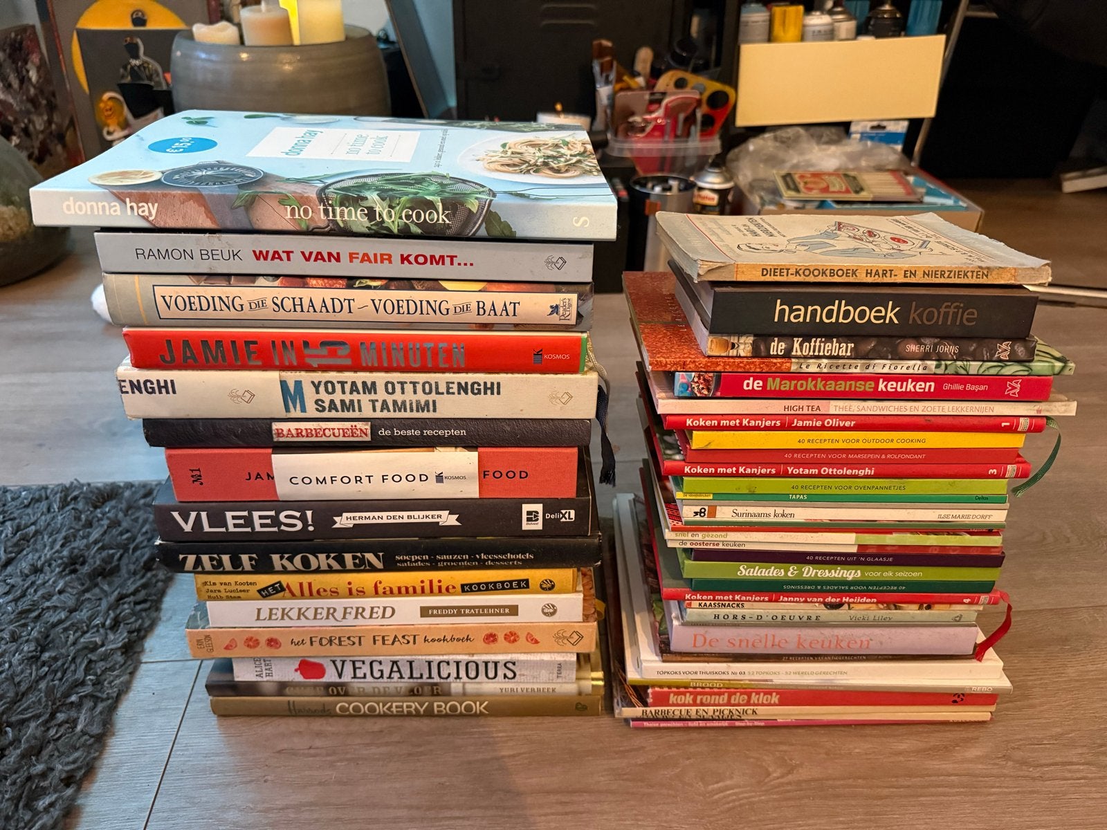 Diverse kookboeken - Van Jamie Oliver tot Ottolenghi
