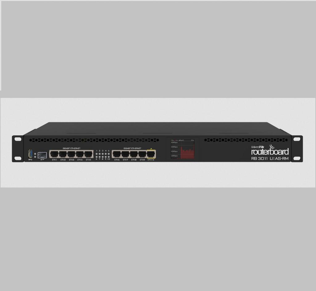 Mikrotik RB3011UiAS-RM, Ophalen of Verzenden, Gebruikt