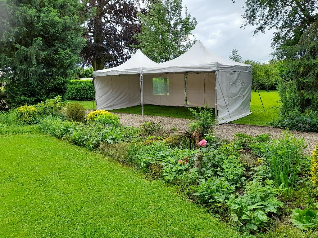 Partytent verhuur easy up 4x4 huren te huur, Ophalen, Zo goed als nieuw, Verjaardag