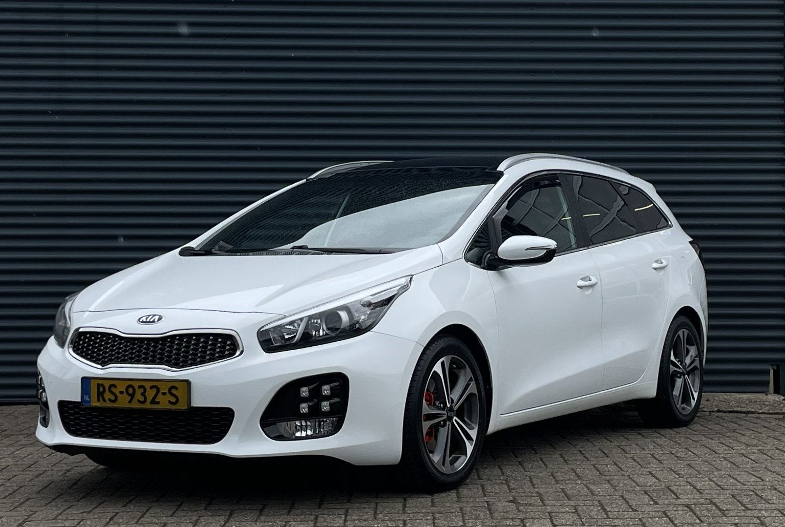 Kia Cee D Sportwagon 1.0 T-GDI GT-Line 120PK, Stof, Gebruikt, Verwarmde buitenspiegels, Wit