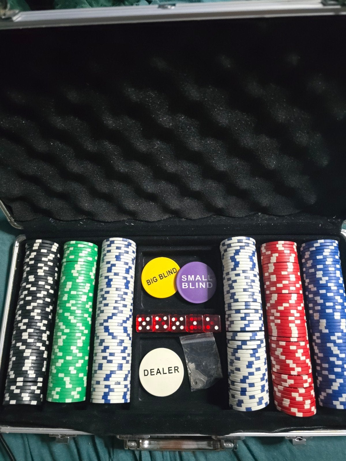 poker set, Hobby en Vrije tijd, Ophalen, Zo goed als nieuw
