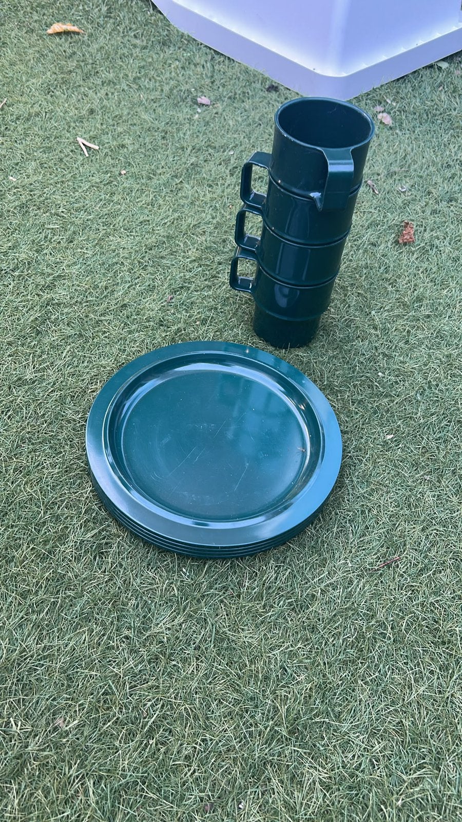 Kampeer / camping servies en bestek, Ophalen, Zo goed als nieuw