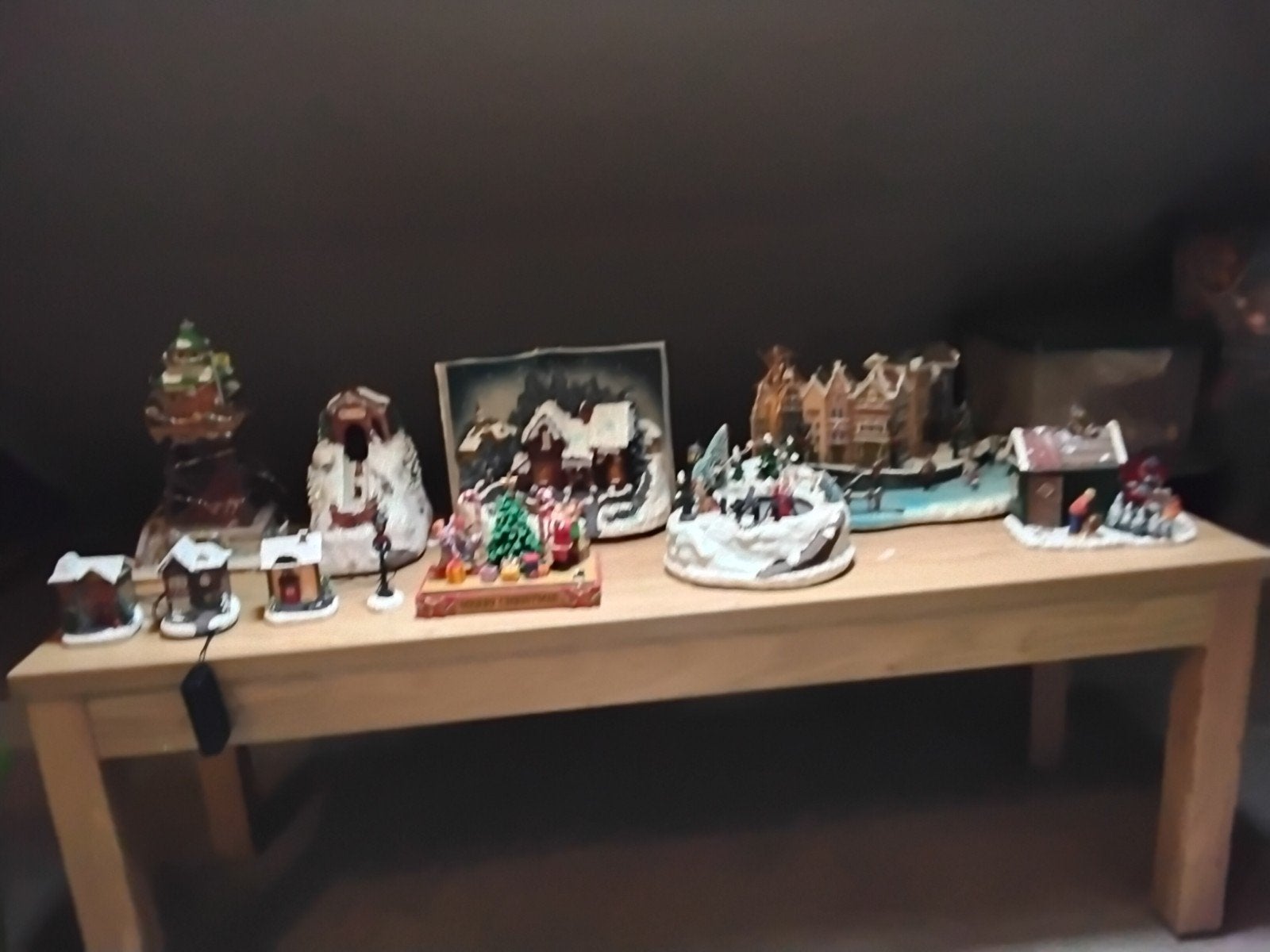 Kerst huisjes, Ophalen
