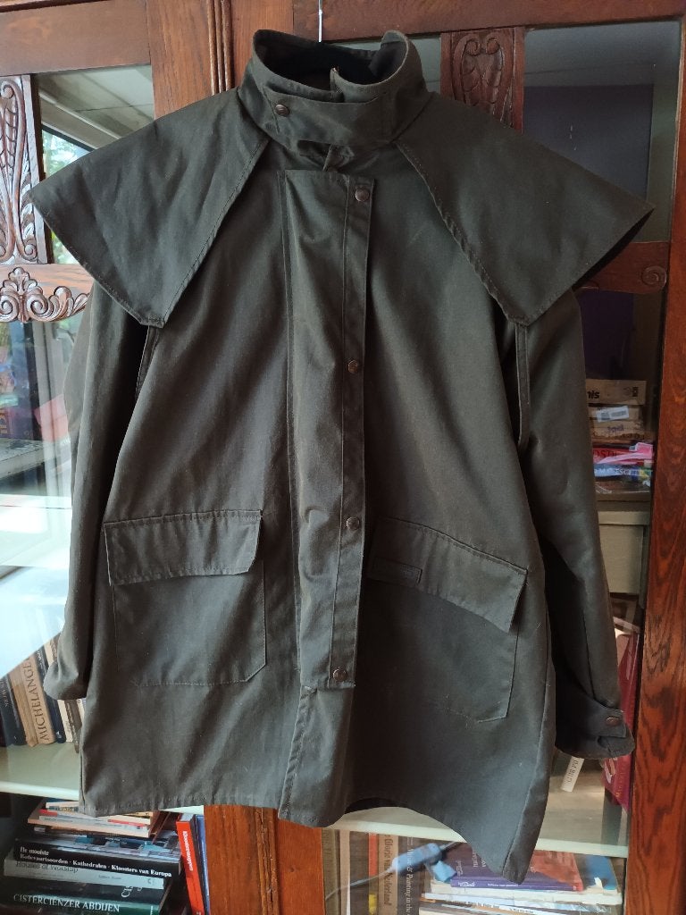 Australian wax coat m/v, Ophalen of Verzenden, Zo goed als nieuw, Bruin