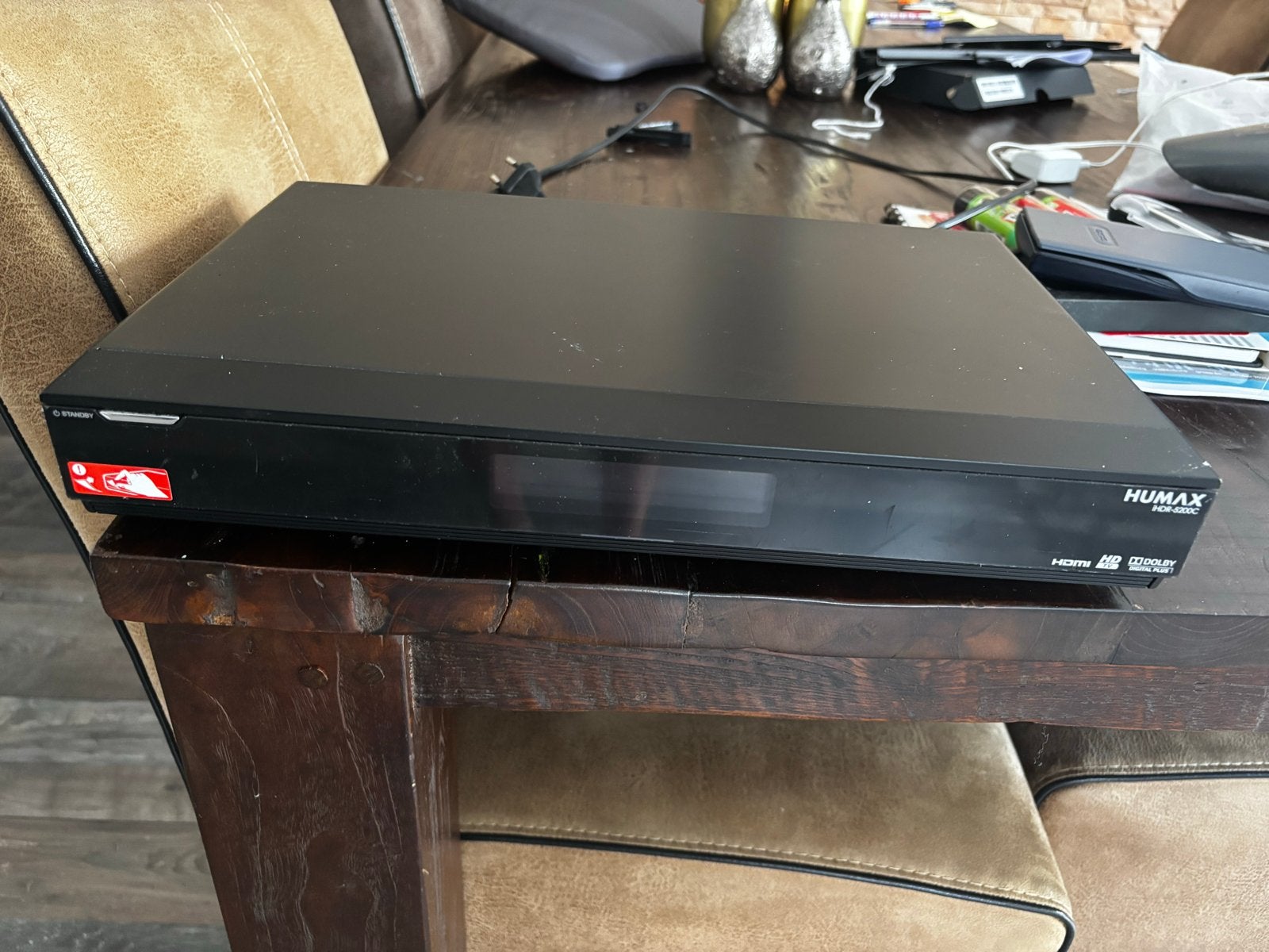 Humax iHDR-5200C/NL HD Recorder met afstandsbediening, Audio, Tv en Foto, Decoders en Harddiskrecorders, Ophalen, Gebruikt, Harddiskrecorder