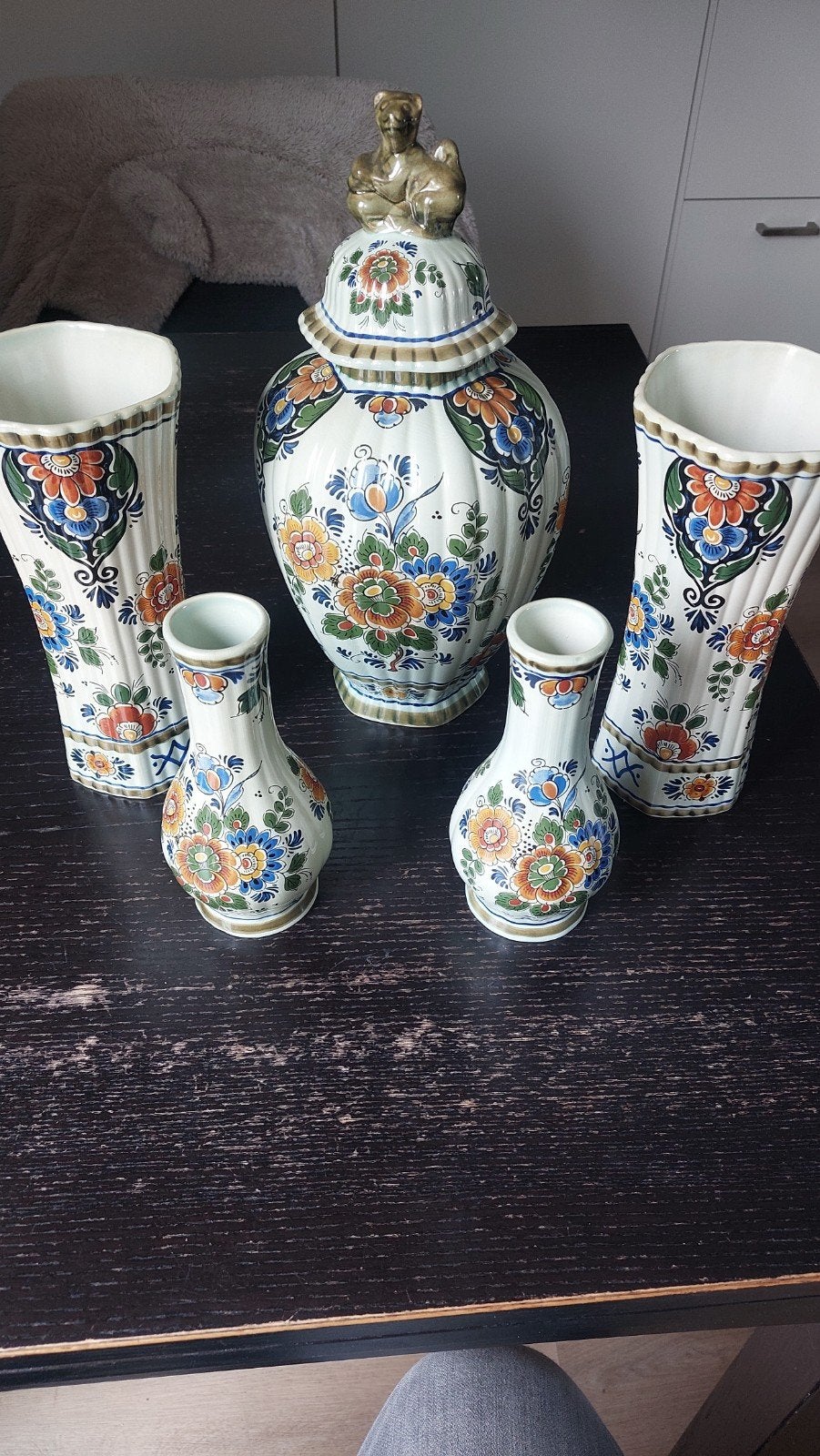 vazenset delft handwerk, Ophalen
