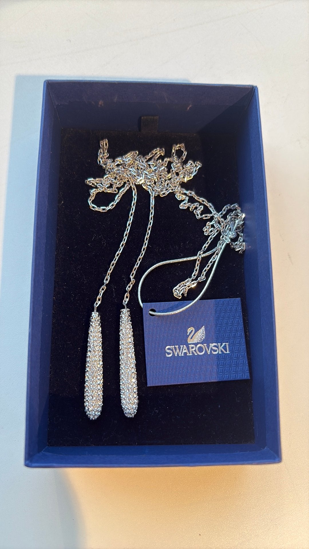 Swarovski originele ketting, Verzamelen, Ophalen of Verzenden, Zo goed als nieuw, Sieraad of Horloge