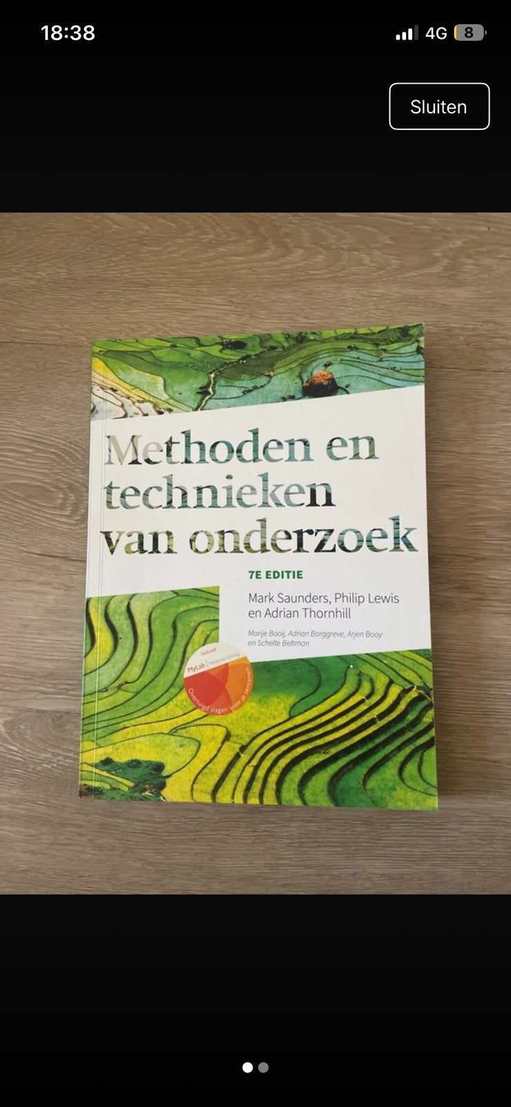 Methoden en technieken van onderzoek, Verzenden, Gelezen, Overige niveaus, Nederlands
