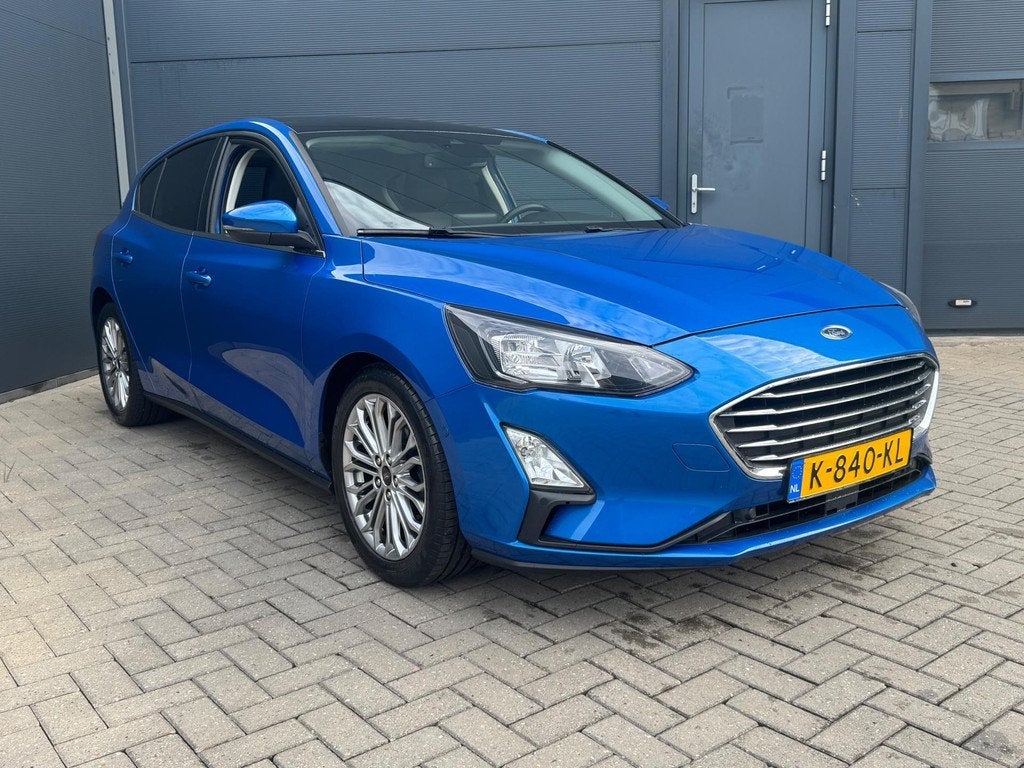 Ford Focus 1.0 EcoBoost Titanium X / Carplay / Pano, 125 pk, Gebruikt, Euro 6, Blauw
