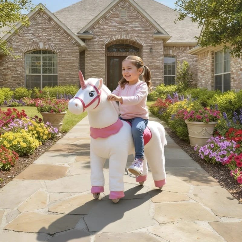 Eenhoorn unicorn Loopvoertuig met Wielen hobbelpaard J, Ophalen of Verzenden, Nieuw