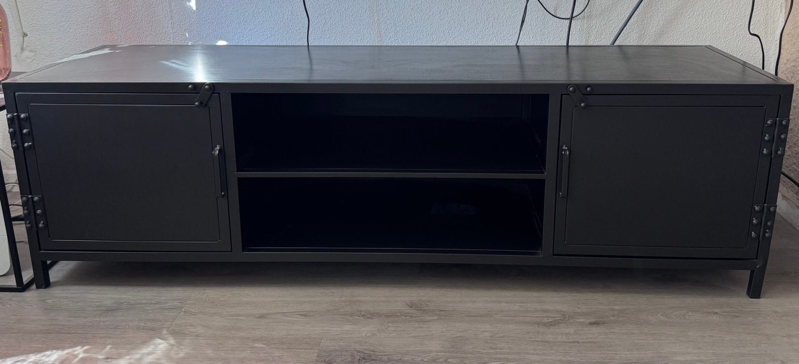 Tv meubel zwart, Ophalen, Minder dan 50 cm, Gebruikt, Minder dan 100 cm