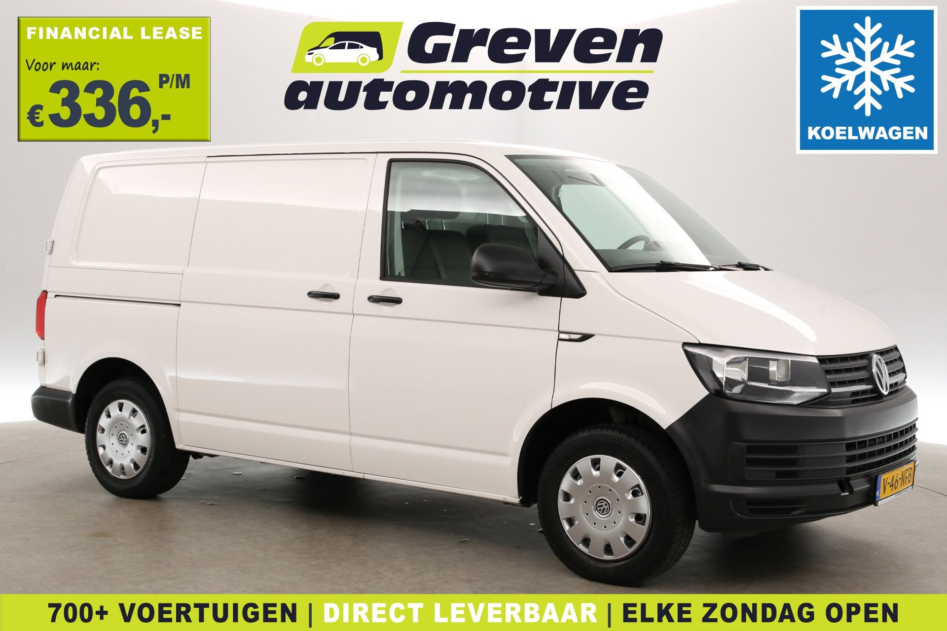 Volkswagen Transporter 2.0 TSI 150PK L1H1 | Koelwagen 0 |, Voorwielaandrijving, Gebruikt, Euro 6, 4 cilinders