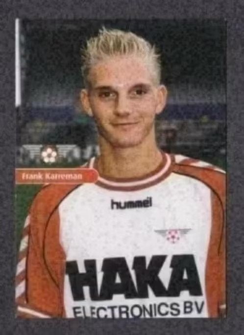 Voetbal FC Emmen Frank Karreman Brasserie., Ophalen of Verzenden, 1980 tot heden, Ongelopen, Sport en Spel