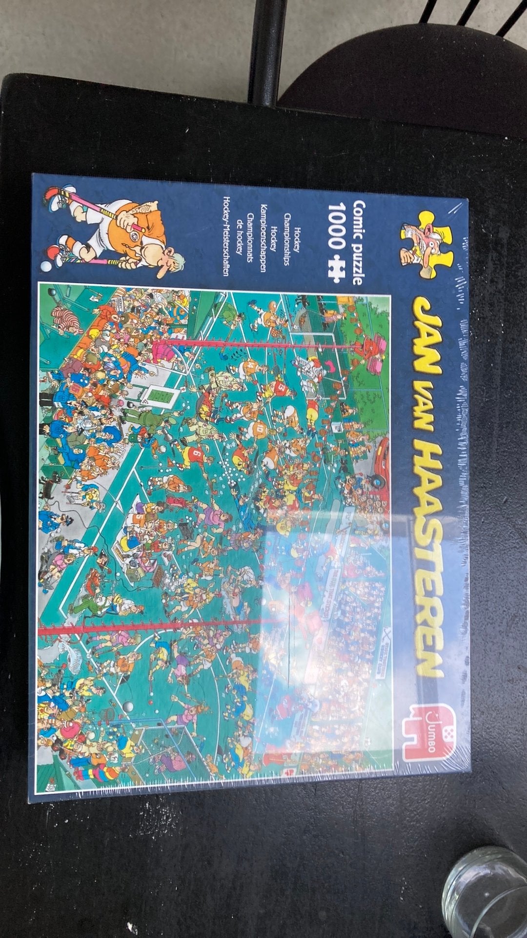Jan van haasteren hockey puzzel nieuw in verpakking, Ophalen of Verzenden, 500 t/m 1500 stukjes, Zo goed als nieuw
