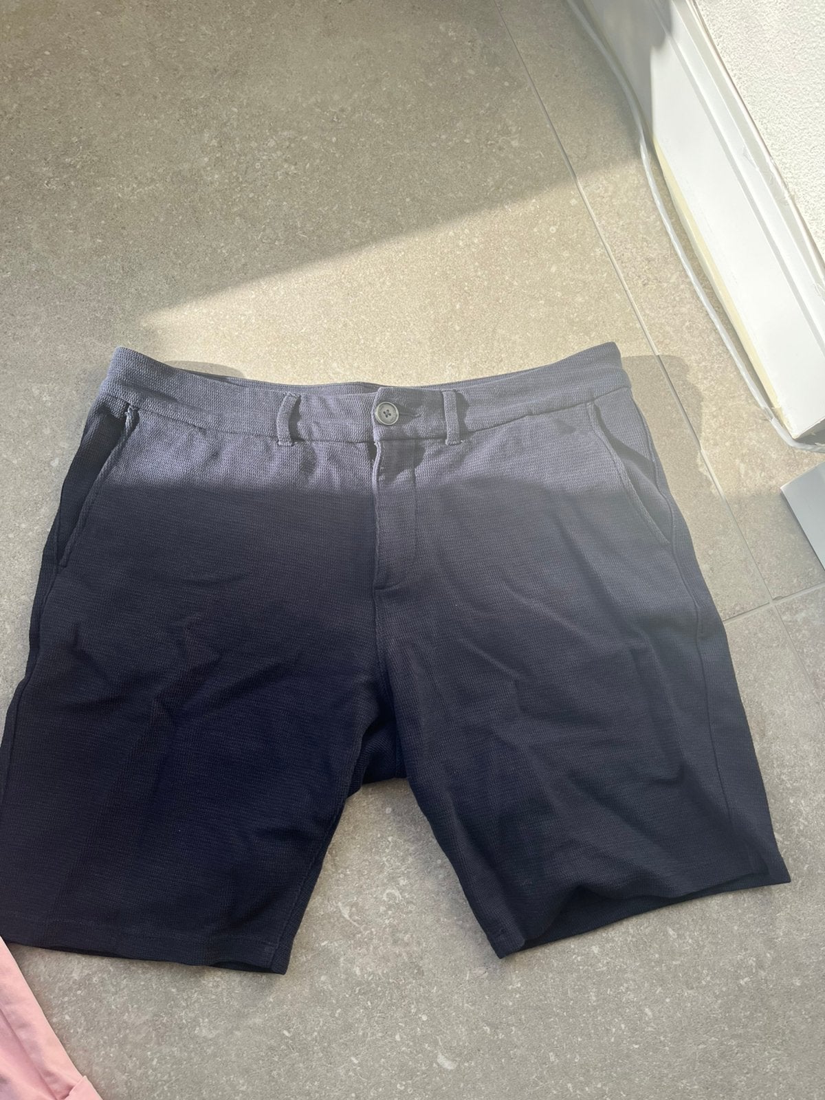 Ikks broek bermuda short dark blue, Ophalen of Verzenden, Zo goed als nieuw, Maat 56/58 (XL), Blauw