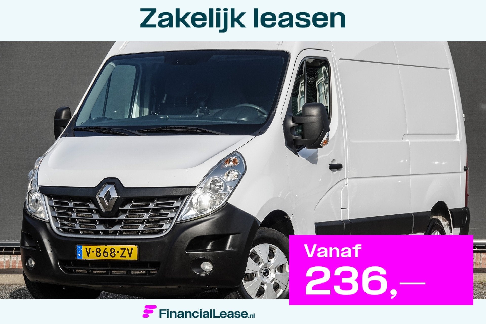 Renault Master T35 | L2H2 | 2.3 dCi 130Pk | Stoel-Bank | Ach, Stof, Gebruikt, 4 cilinders, Renault