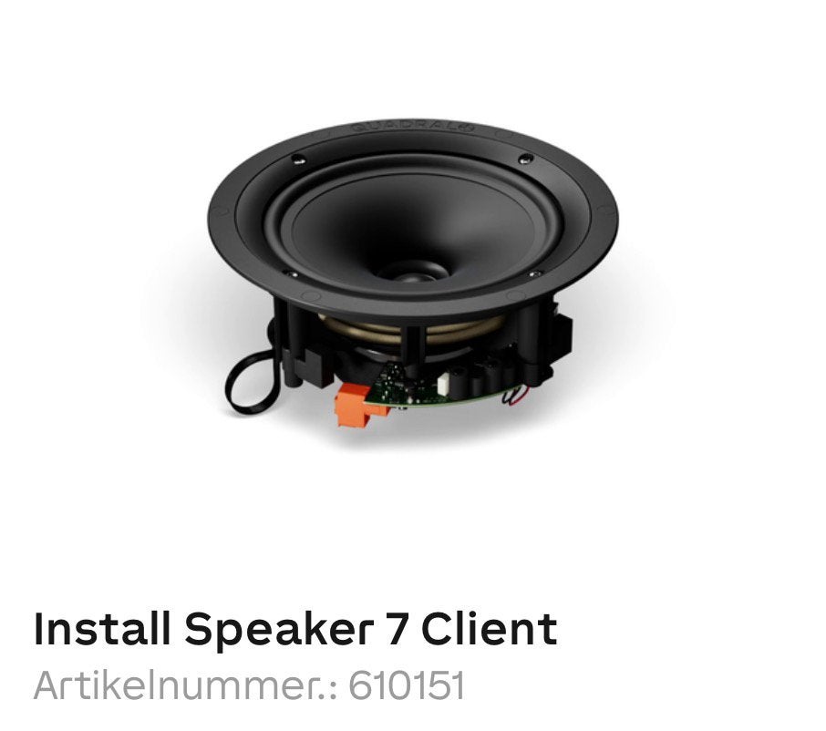 Quadral Install Speaker 7 client met Back Box 7, Ophalen of Verzenden, Nieuw, Overige typen