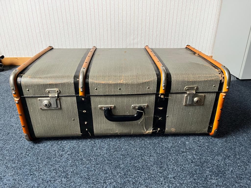 Antieke Stoomkoffer / Scheepskist - Vintage Reiskoffer, Ophalen