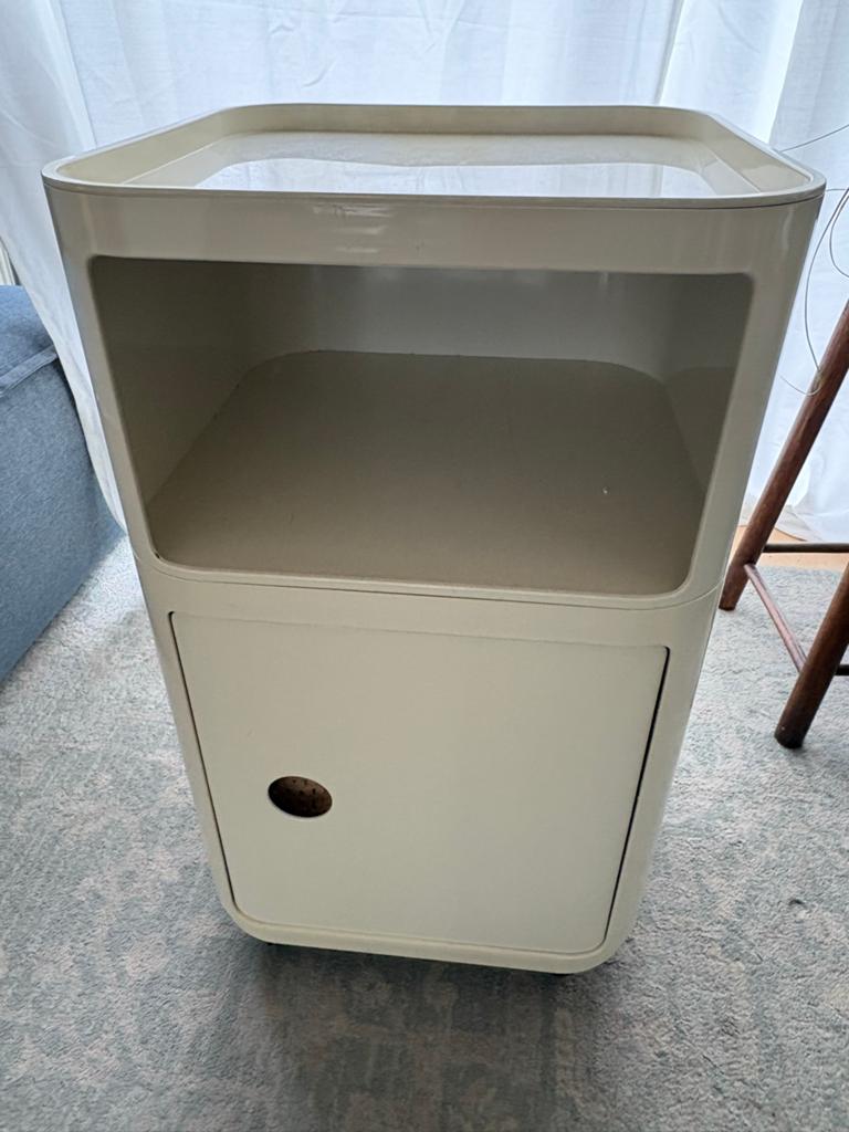 Kartell Componibili trolley met wieltjes wit, Ophalen, Gebruikt