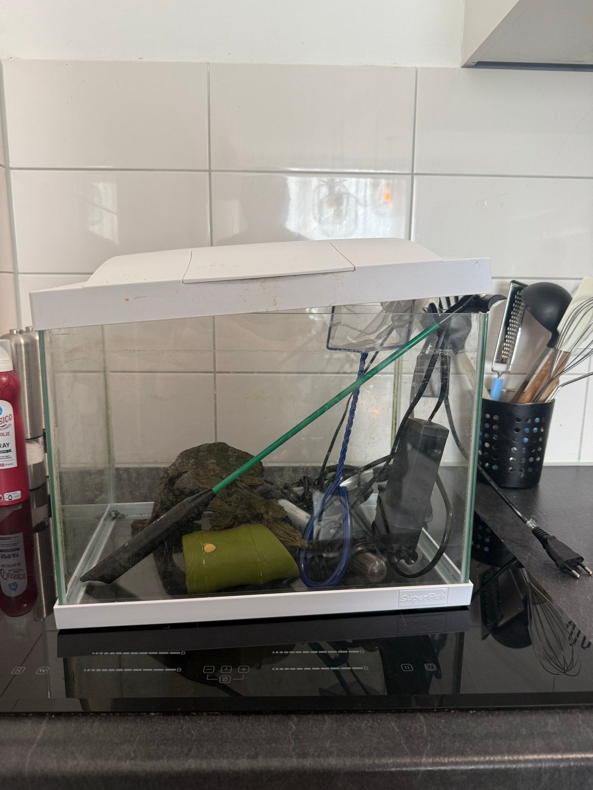 Aquarium 20 liter, Ophalen, Verwarming, Gebruikt, Leeg aquarium