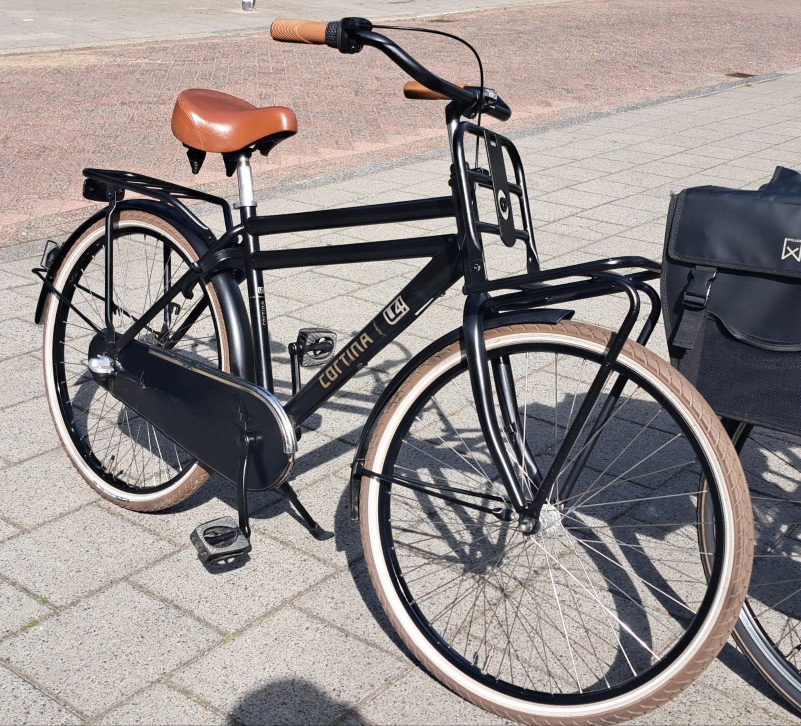 CORTINA U4 Transportfiets 26"3V.H46CM COMPLEET, Terugtraprem, Cortina U4 transportfiets, Versnellingen, Zo goed als nieuw