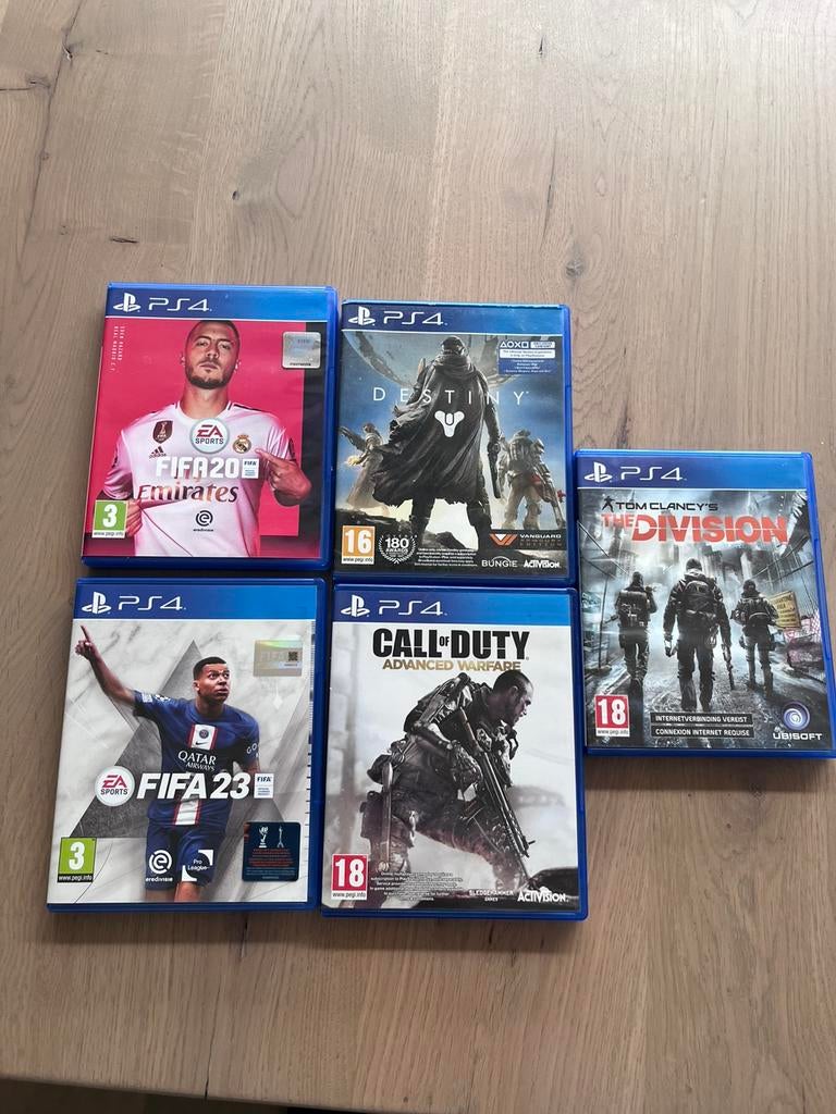 Spellen PS4 call of duty, fifa, the division en destiny, Spelcomputers en Games, Games | Sony PlayStation 4, Ophalen, Vanaf 18 jaar