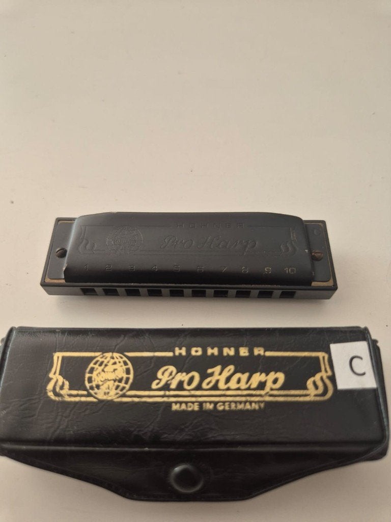 Hohner Pro Harp mondharmonica (C), Ophalen, Gebruikt, Overige typen, Met koffer of doosje