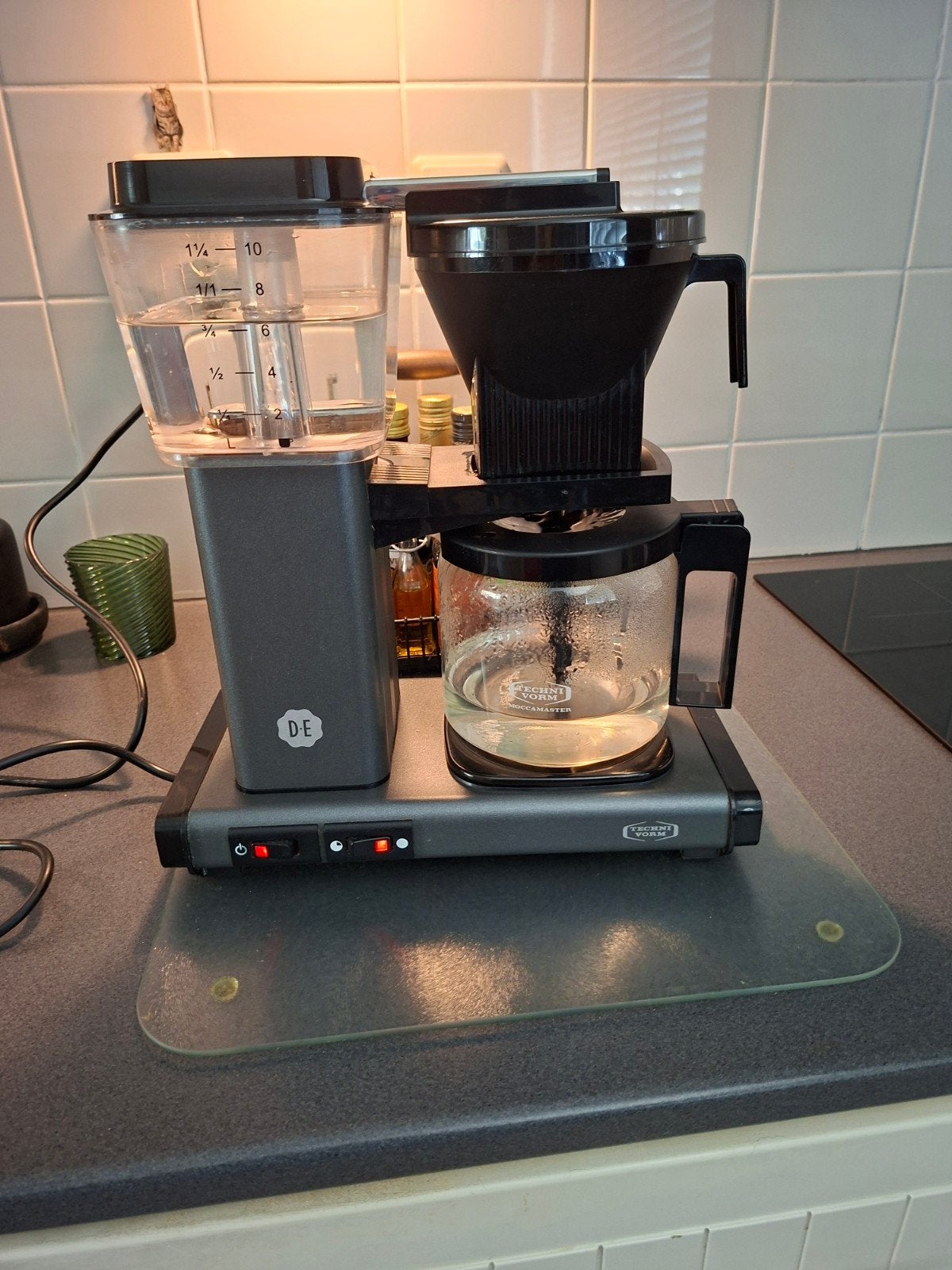 Douwe Egberts Technivorm Moccamaster, Koffiemachine, Gemalen koffie, Ophalen of Verzenden, Zo goed als nieuw