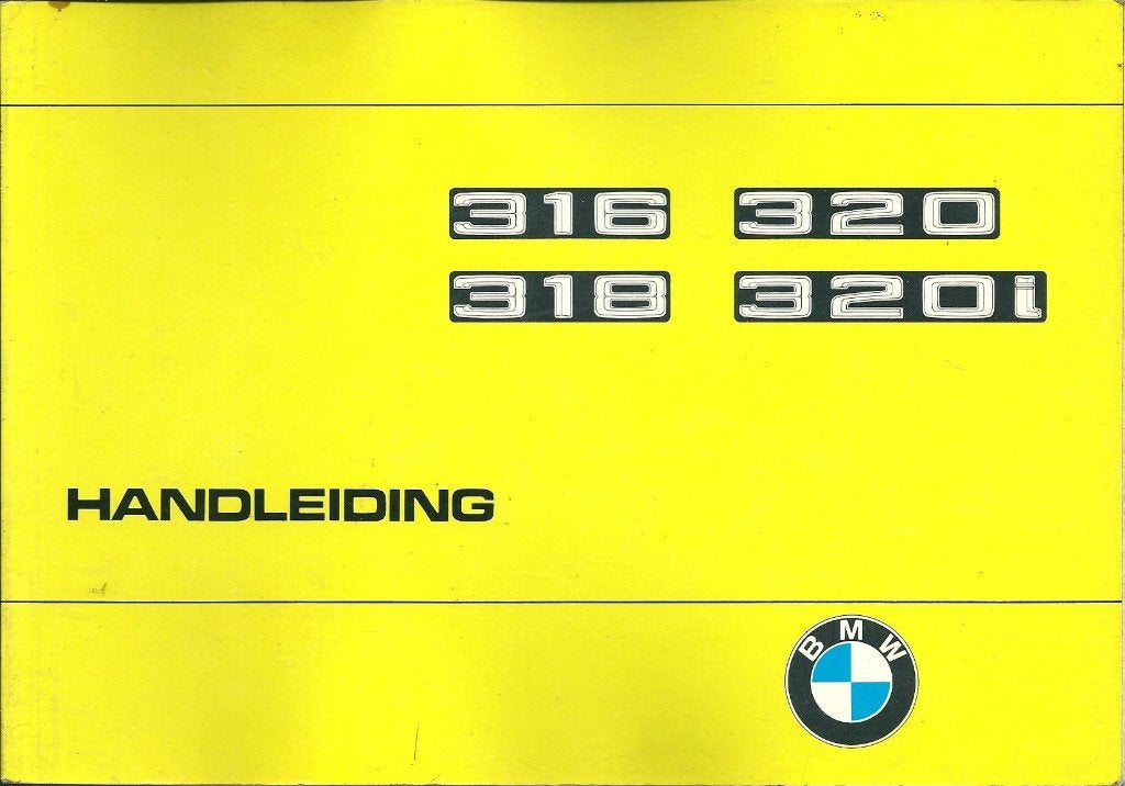 oldtimer handleiding BMW 3 serie 1975 en 1981, Ophalen of Verzenden