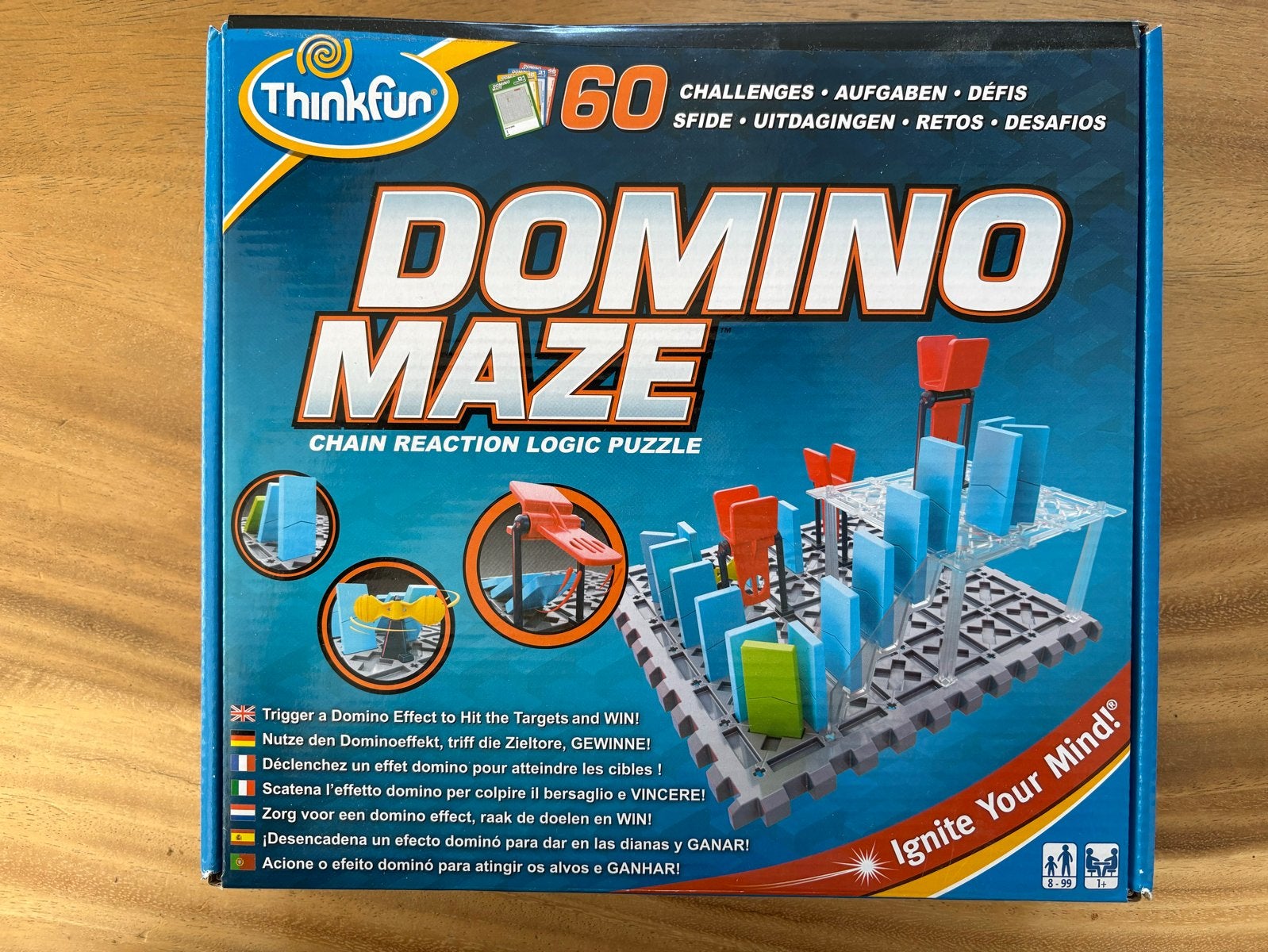 Thinkfun Domino Maze - Logica Puzzel Spel, Ophalen of Verzenden, Zo goed als nieuw, Jongen of Meisje