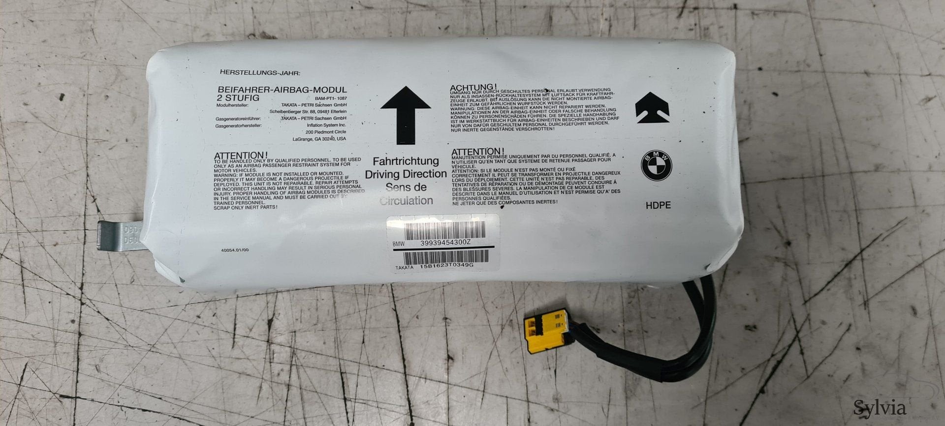 Airbag dashboard Passagier BMW 3 serie E46 6998950, Gebruikt, -, -, Ophalen of Verzenden