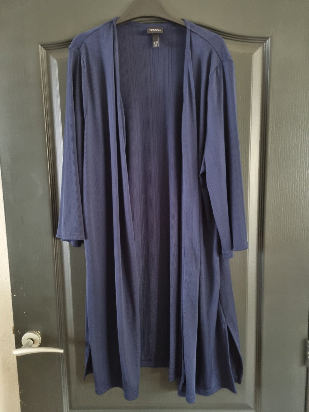 Ulla Popken Donkerblauwe Lange Vest - Maat 46/48 (XL), Kleding | Dames, Blauw, Maat 46/48 (XL) of groter, Ulla Popken, Ophalen of Verzenden