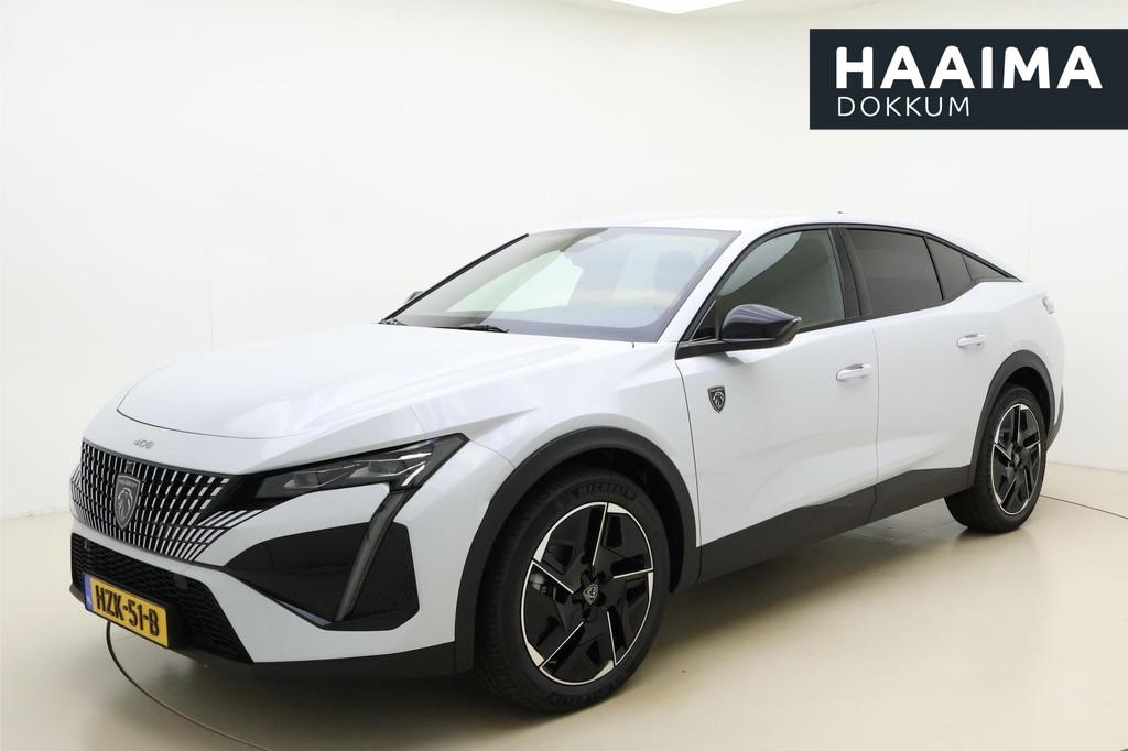 Peugeot e-408 GT Avantage 58 kWh | WLTP 453Km | Elektrische, Auto's, Peugeot, 213 pk, Adaptive Cruise Control, 375 min, Wit