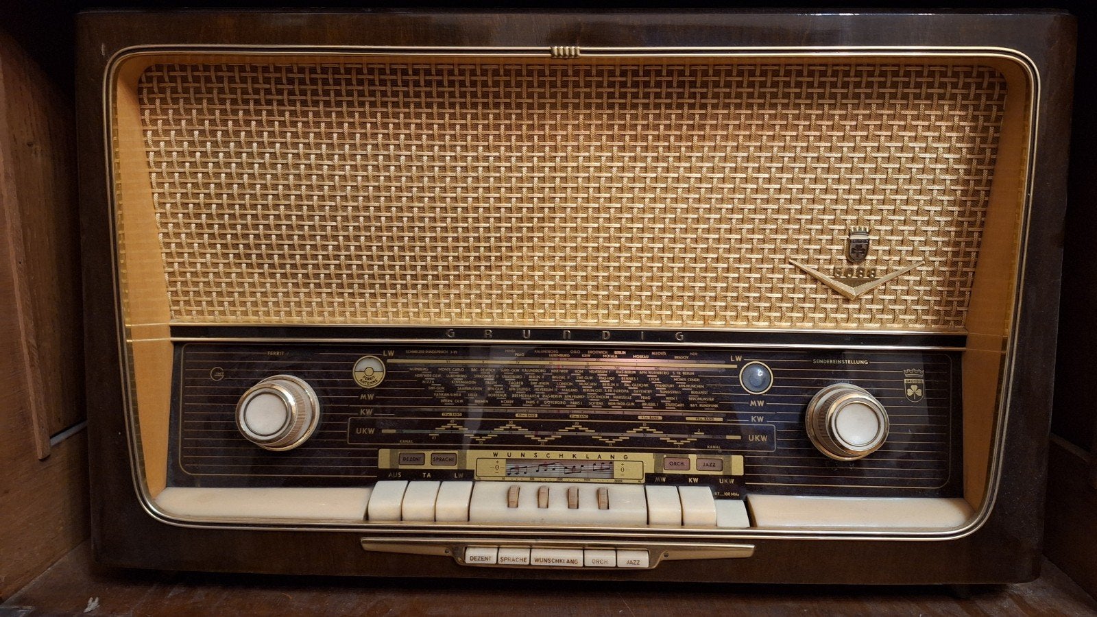 Grundig 3088 (Konzertgerät) vintage buizenradio, Ophalen