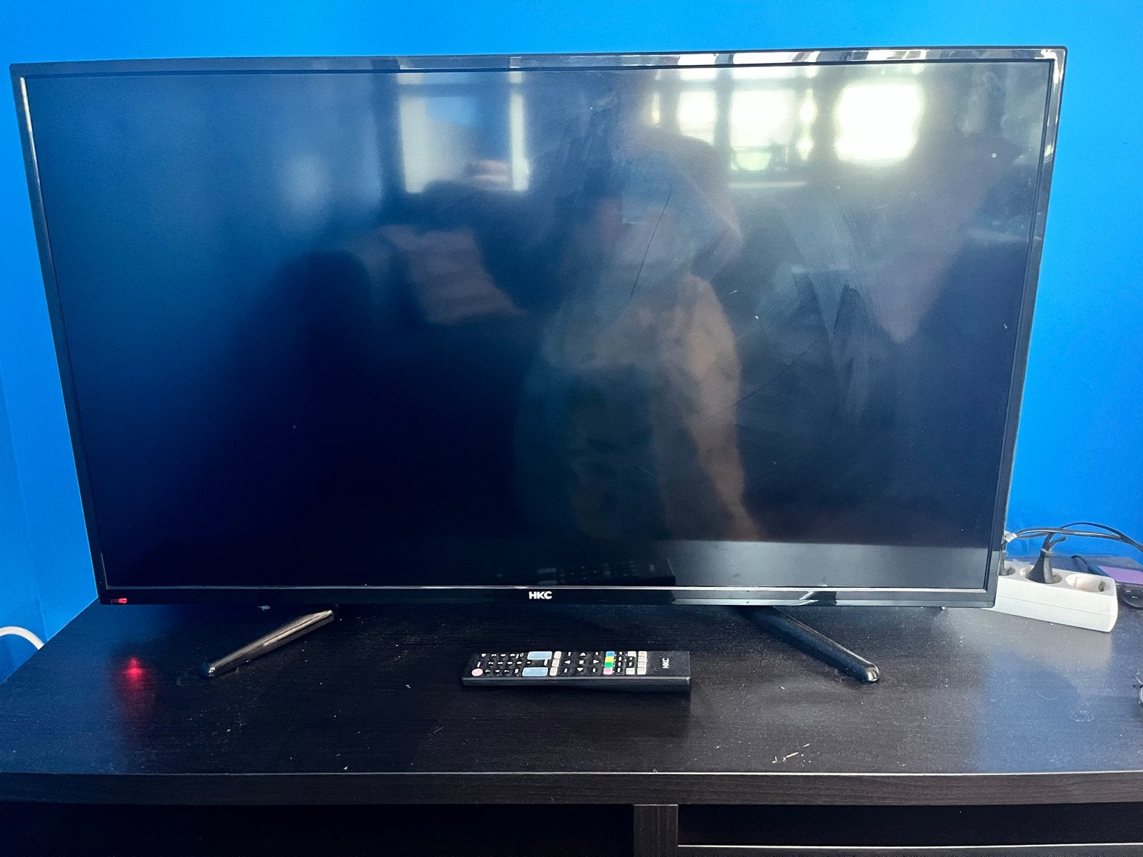 HKC 40" LED TV - Model 40K7A, 50 Hz, 100 cm of meer, Ophalen, Overige merken