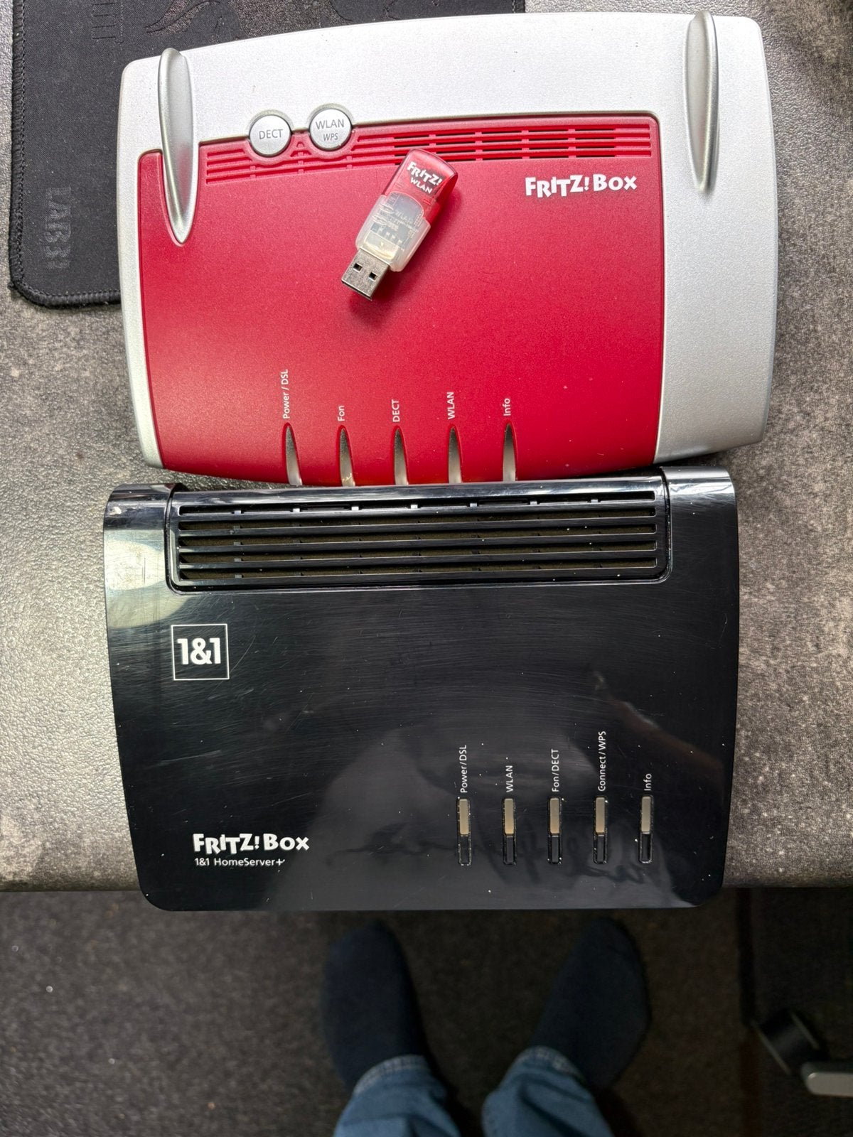 2 x fritz box, Ophalen of Verzenden, Zo goed als nieuw