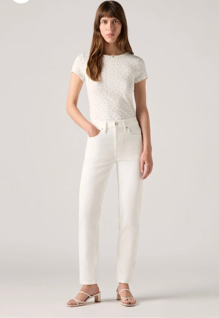 Nieuwe Levi’s jeans 724 High-Rise Straight wit, Kleding | Dames, Verzenden, Nieuw, Wit, W27 (confectie 34) of kleiner